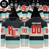 Kansas City Mavericks Affiliate Night 2026 Seattle Kraken Personalized Hockey Jersey