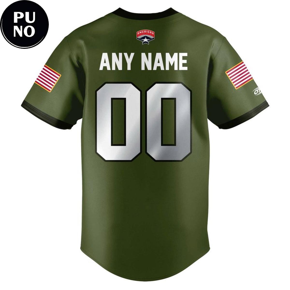 Kansas City Monarchs x Top Gun Night 2026 Personalized Baseball Jersey