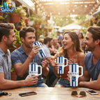 Kansas City Royals 40oz Baseball Tumbler With Handle And Straw