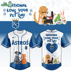Kansas City Royals National Love Your Pet Day 2026 Limited Edition Team Jersey