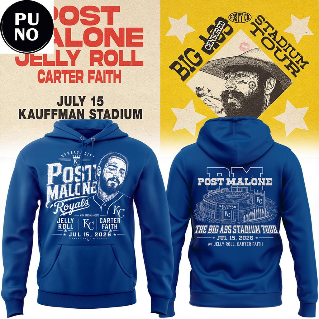 Kansas City Royals x Post Malone Concert 2026 Hoodie T-Shirt