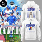 Kansas Jayhawks Baseball Lawrence Regional Champions 2026 Locker Room Hoodie T-Shirt