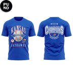 Kansas Jayhawks Big 12 Baseball Tournament Champions 2026 Hoodie T-Shirt