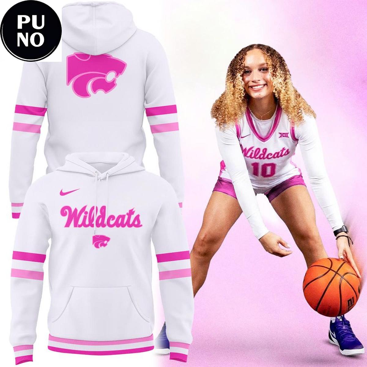 Kansas State Wildcats Basketball Pink Out 2026 Hoodie T-Shirt