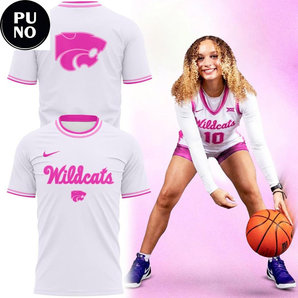 Kansas State Wildcats Basketball Pink Out 2026 Hoodie T-Shirt