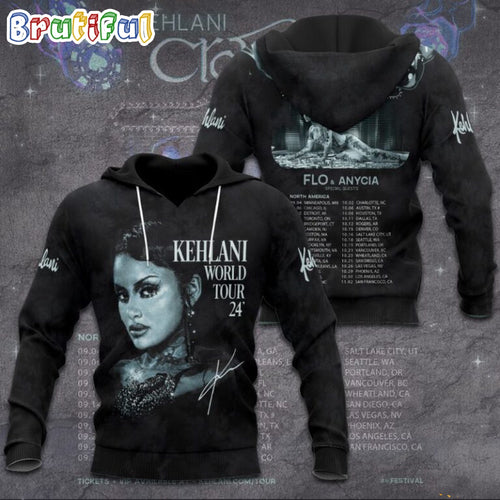 Kehlani Crash World Tour 2024 Hoodie T-Shirt