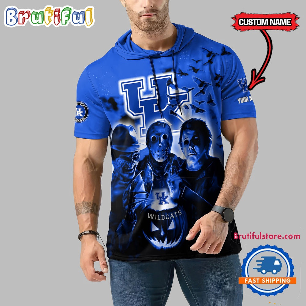 Kentucky Wildcats Horror Characters Essential Halloween Sleeveless Hoodie