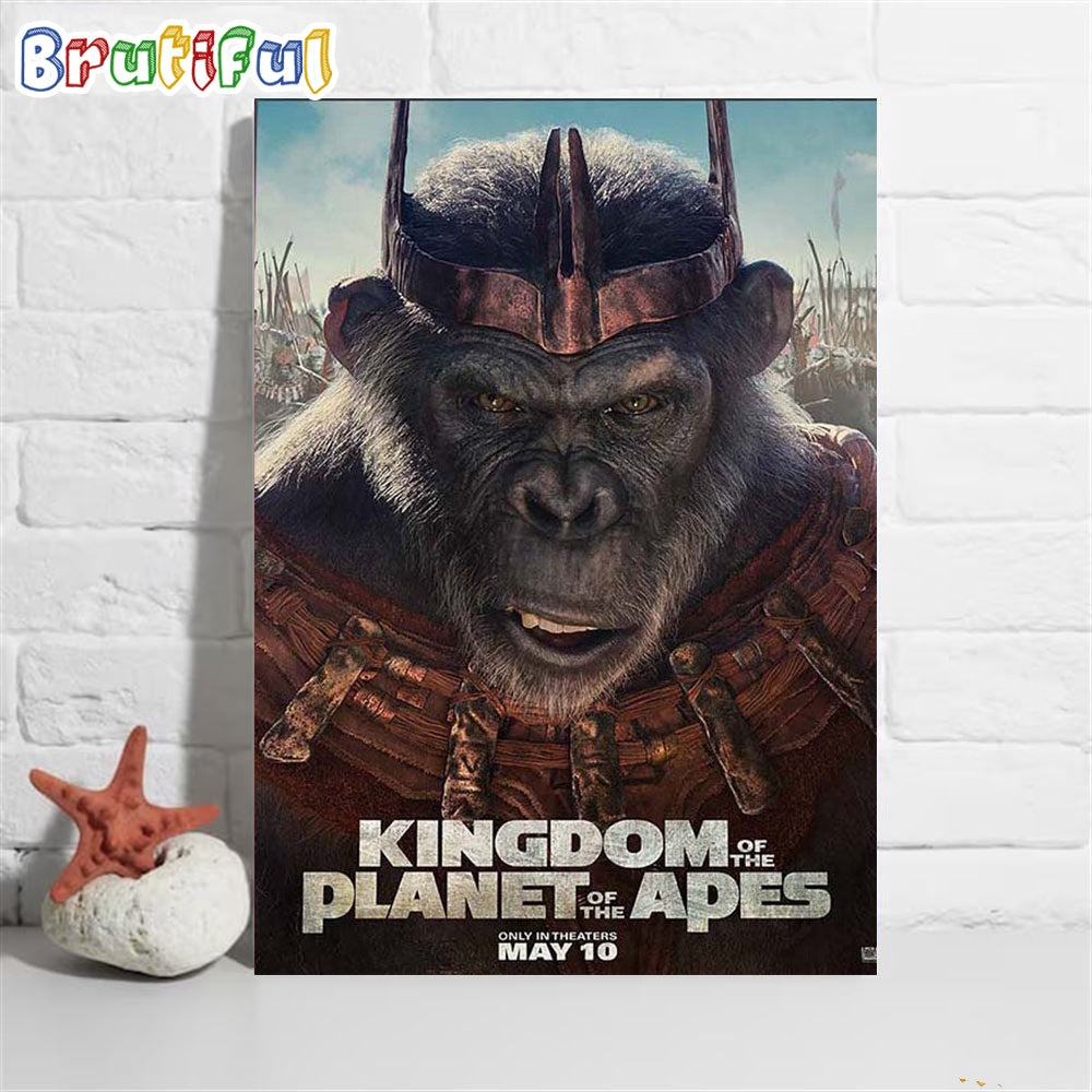Kevin Durand As Proximus Caesar In Kingdom Of The Planet Of The Apes Official Art Poster Canvas