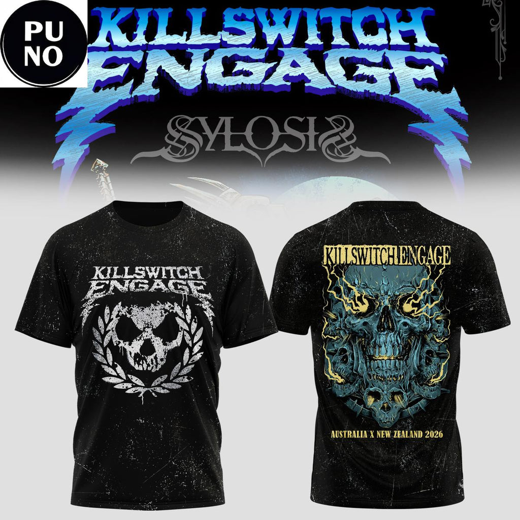 Killswitch Engage Tour 2026 Australia x New Zealand Hoodie T-Shirt