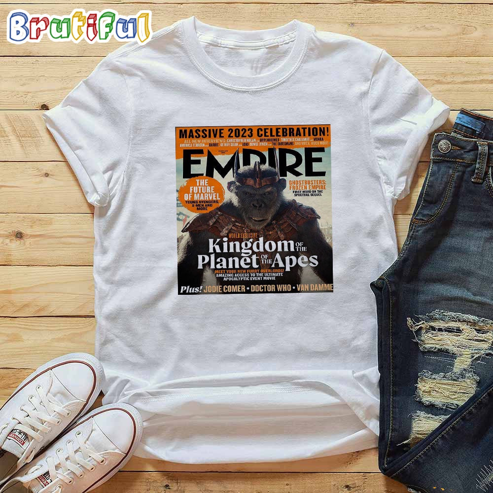 Kingdom Of The Planet Of The Apes on Empire Cover T-Shirt