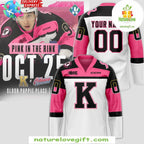 Kingston Frontenacs Pink in the Rink 2026 Hockey Jersey