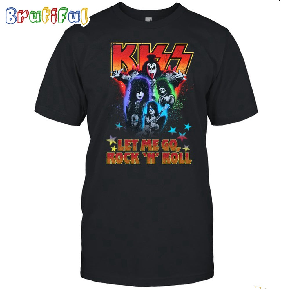 Kiss Band Let Me Go Rock N Roll T Shirt