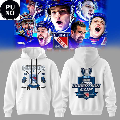 Kitchener Rangers 2026 J. Ross Robertson Cup Champion Hoodie T-Shirt