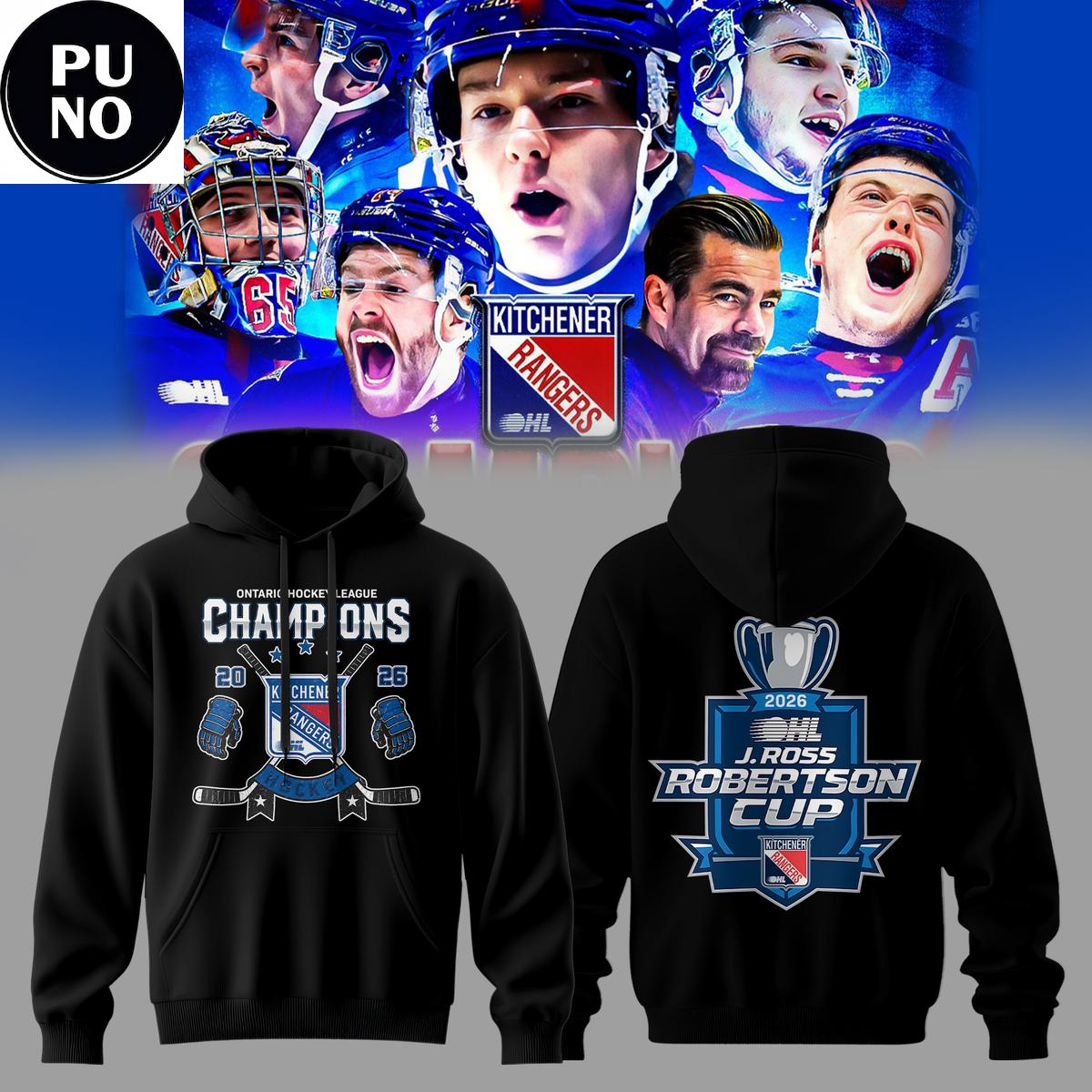 Kitchener Rangers 2026 J. Ross Robertson Cup Champion Hoodie T-Shirt
