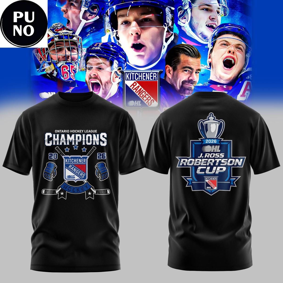 Kitchener Rangers 2026 J. Ross Robertson Cup Champion Hoodie T-Shirt