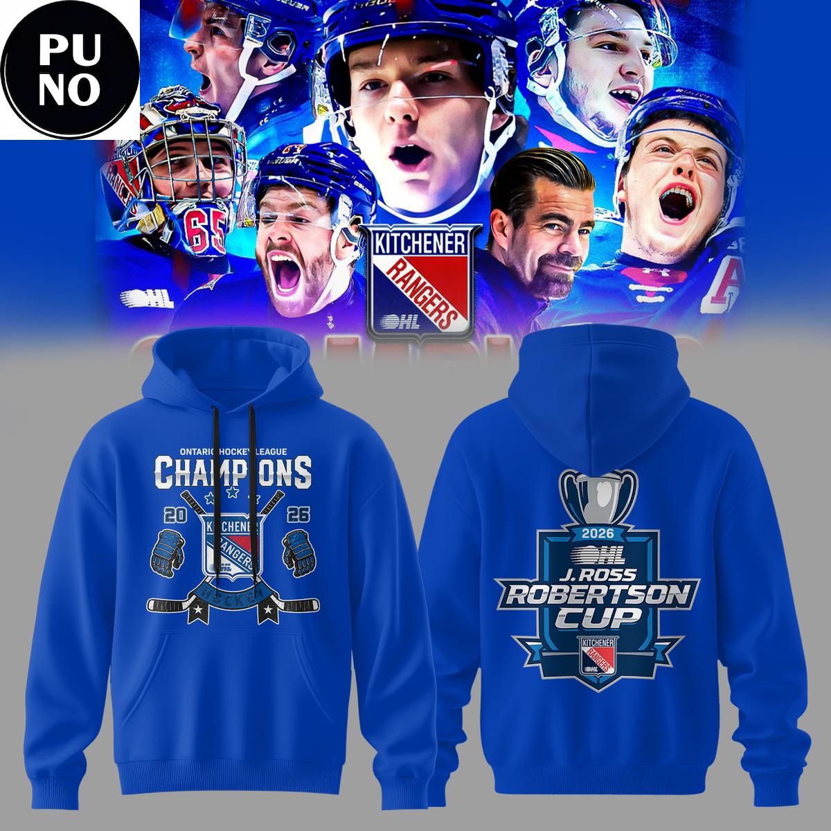 Kitchener Rangers 2026 J. Ross Robertson Cup Champion Hoodie T-Shirt