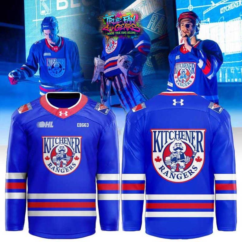 Kitchener Rangers 2026 Retro Night The Cowboy Rides Again Hockey Jersey