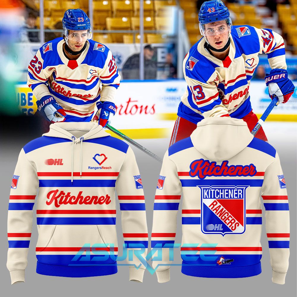 Kitchener Rangers WARMUPS RTown BattleBuilt Special Hoodie Set