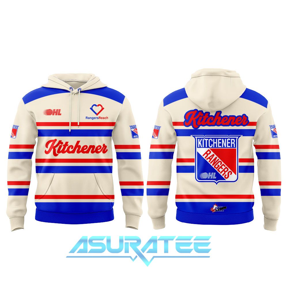 Kitchener Rangers WARMUPS RTown BattleBuilt Special Hoodie Set