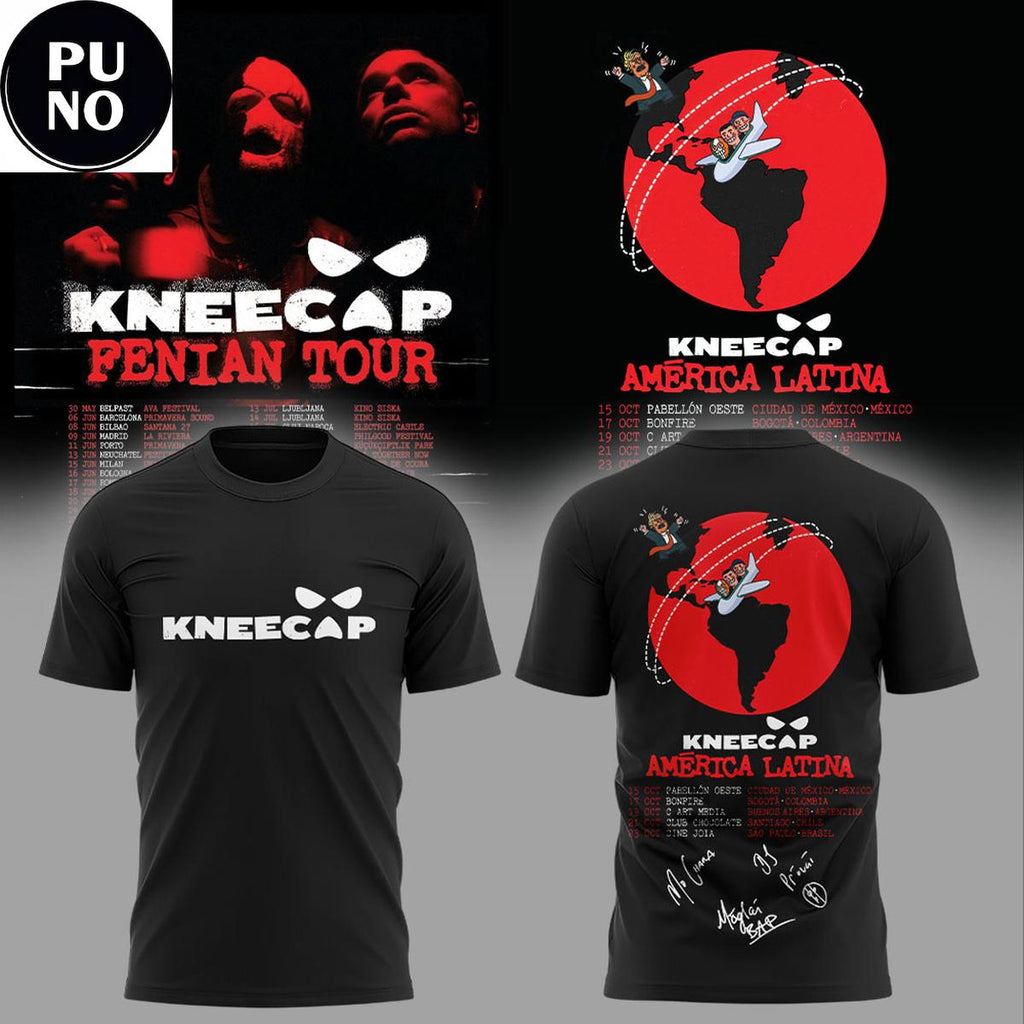 Kneecap Fenian Tour 2026 America Latina Hoodie T-Shirt