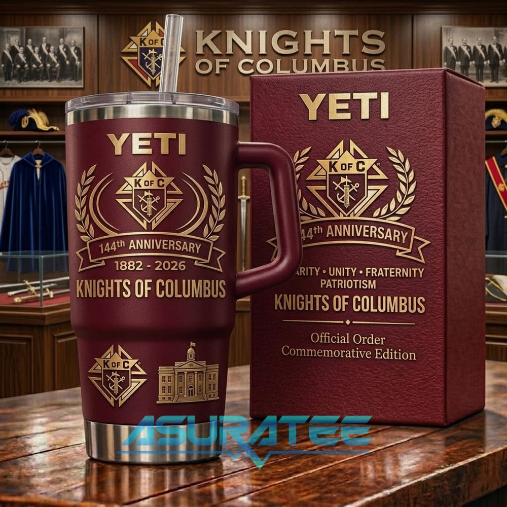 Knights Of Columbus 144th Anniversary 2026 YETI Tumbler