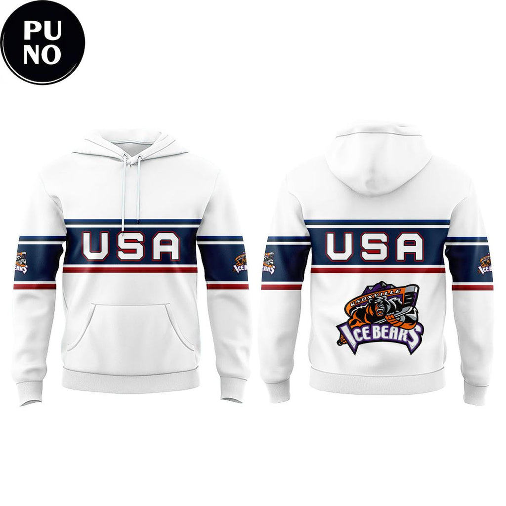 Knoxville Ice Bears x Go for Gold Night 2026 Winter Olympics Hoodie