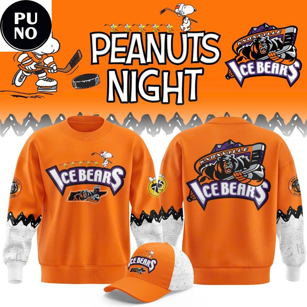 Knoxville Ice Bears x Peanuts Night 2026 Sweatshirt