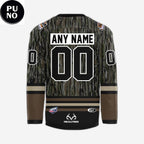 Knoxville Ice Bears x Realtree Night 2026 Camo Personalized Hockey Jersey