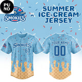 Knoxville Smokies x Summer Ice-Cream 2026 Personalized Baseball Jersey
