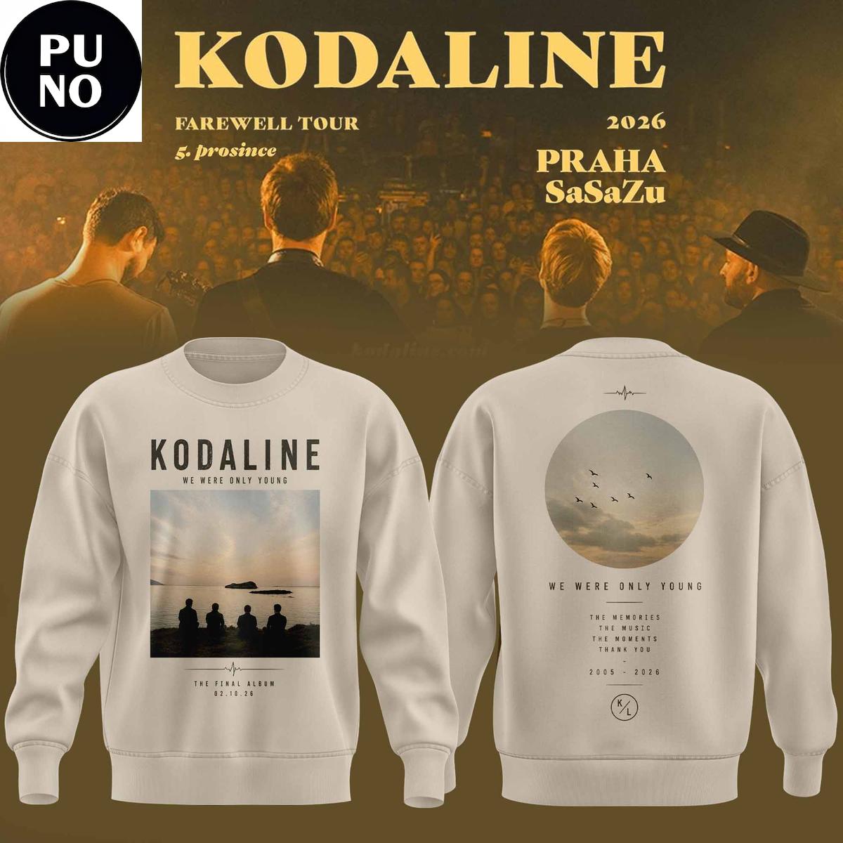 Kodaline Final Album 2026 We Were Only Young Hoodie T-Shirt