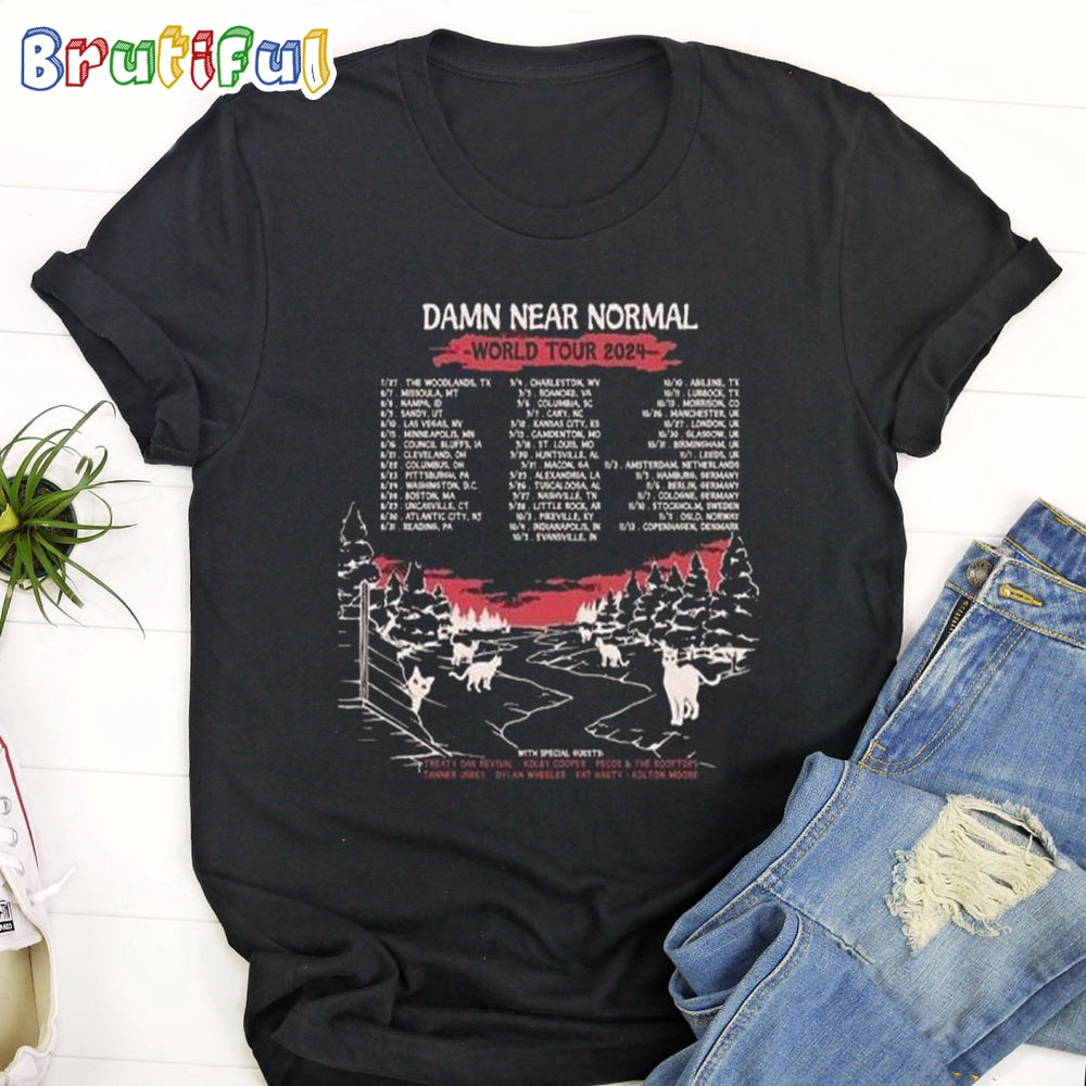 L Koe Wetzel Damn Near Norma World Tour 2024 T Shirt