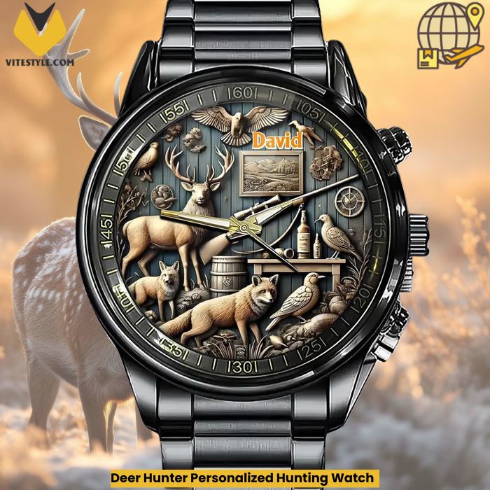 Deer Hunter Personalized Hunting Watch