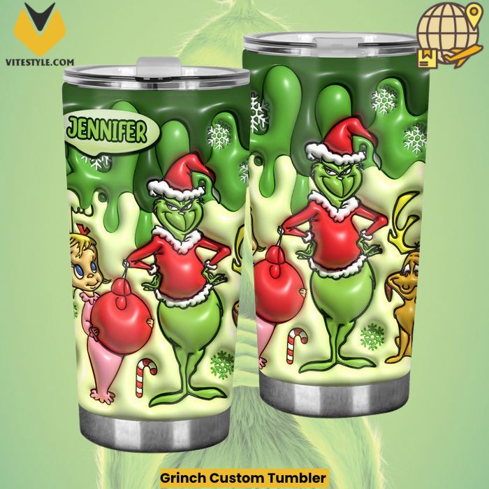 Grinch Custom Tumbler
