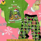 Grinch This Is My Too Hot Sweaters Pajamas Set