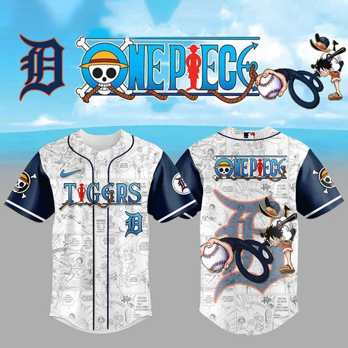 Limited Edition Detroit Tigers One Piece Night Game Jersey