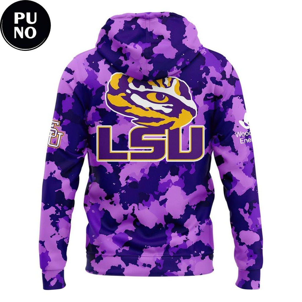 LSU Tigers 2026 Purple Camo Hoodie