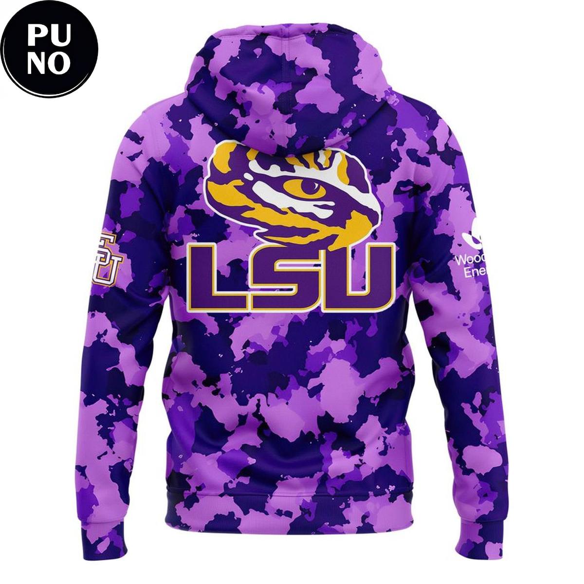 LSU Tigers 2026 Purple Camo Hoodie