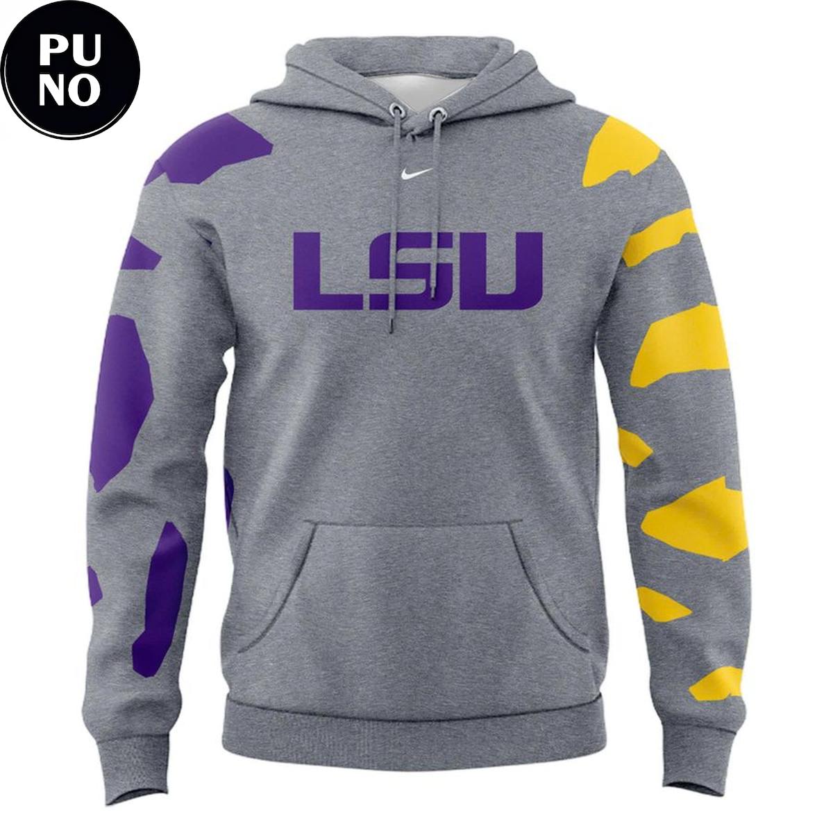 LSU Tigers Football x Nike 2026 Get ‘Em Hoodie T-Shirt