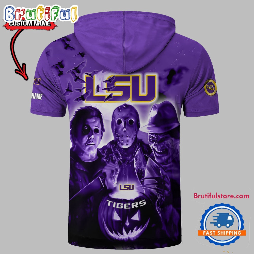 LSU Tigers Horror Characters Essential Halloween Sleeveless Hoodie