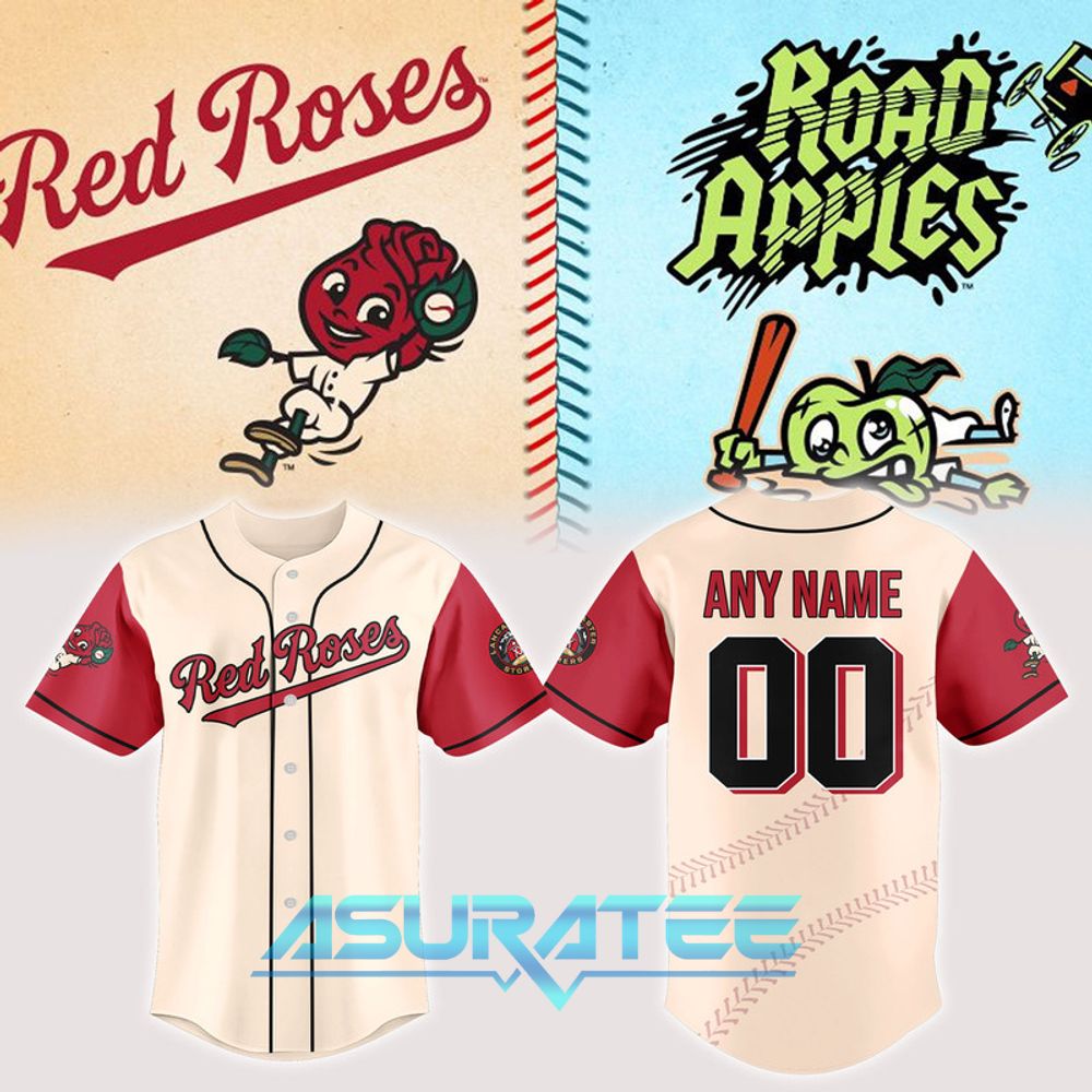 Lancaster Stormers Red Roses 2026 Limited Edition Baseball Jersey