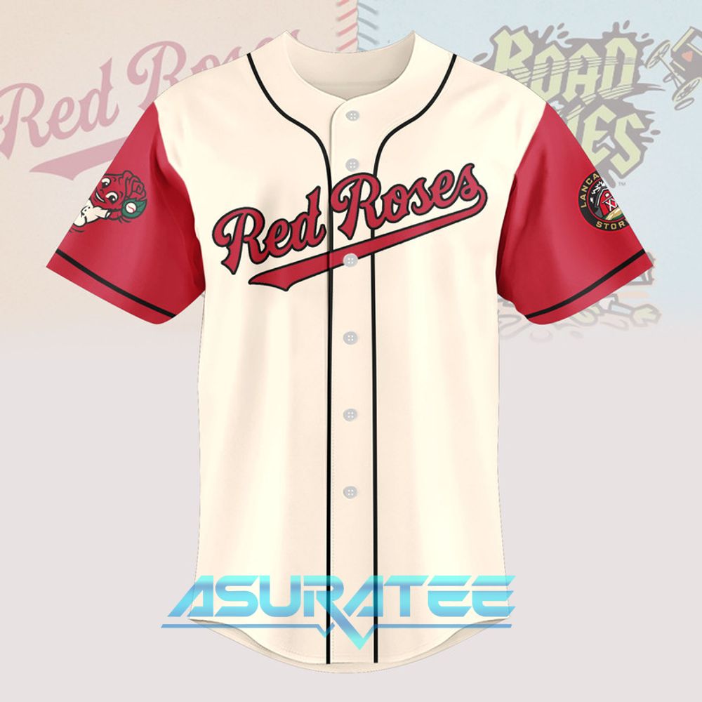 Lancaster Stormers Red Roses 2026 Limited Edition Baseball Jersey