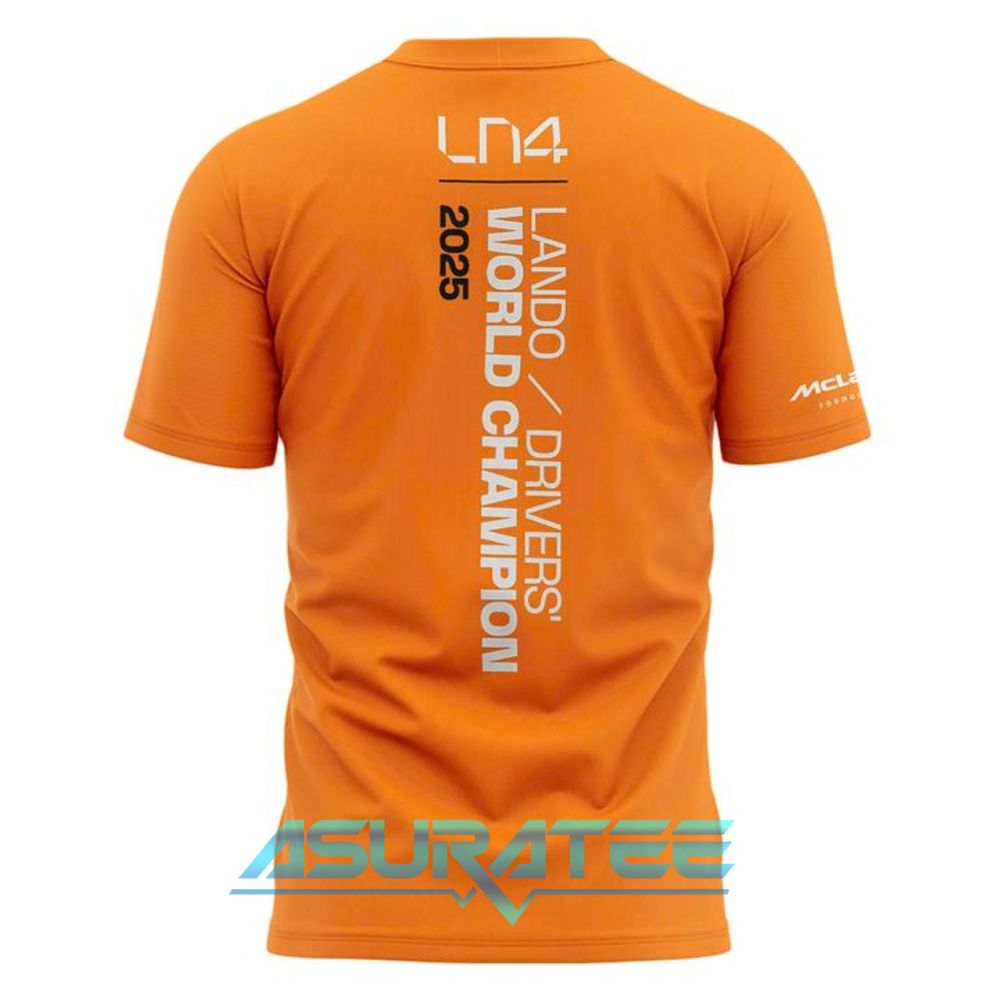 Lando Norris 2025 Drivers’ World Champion Special Shirt