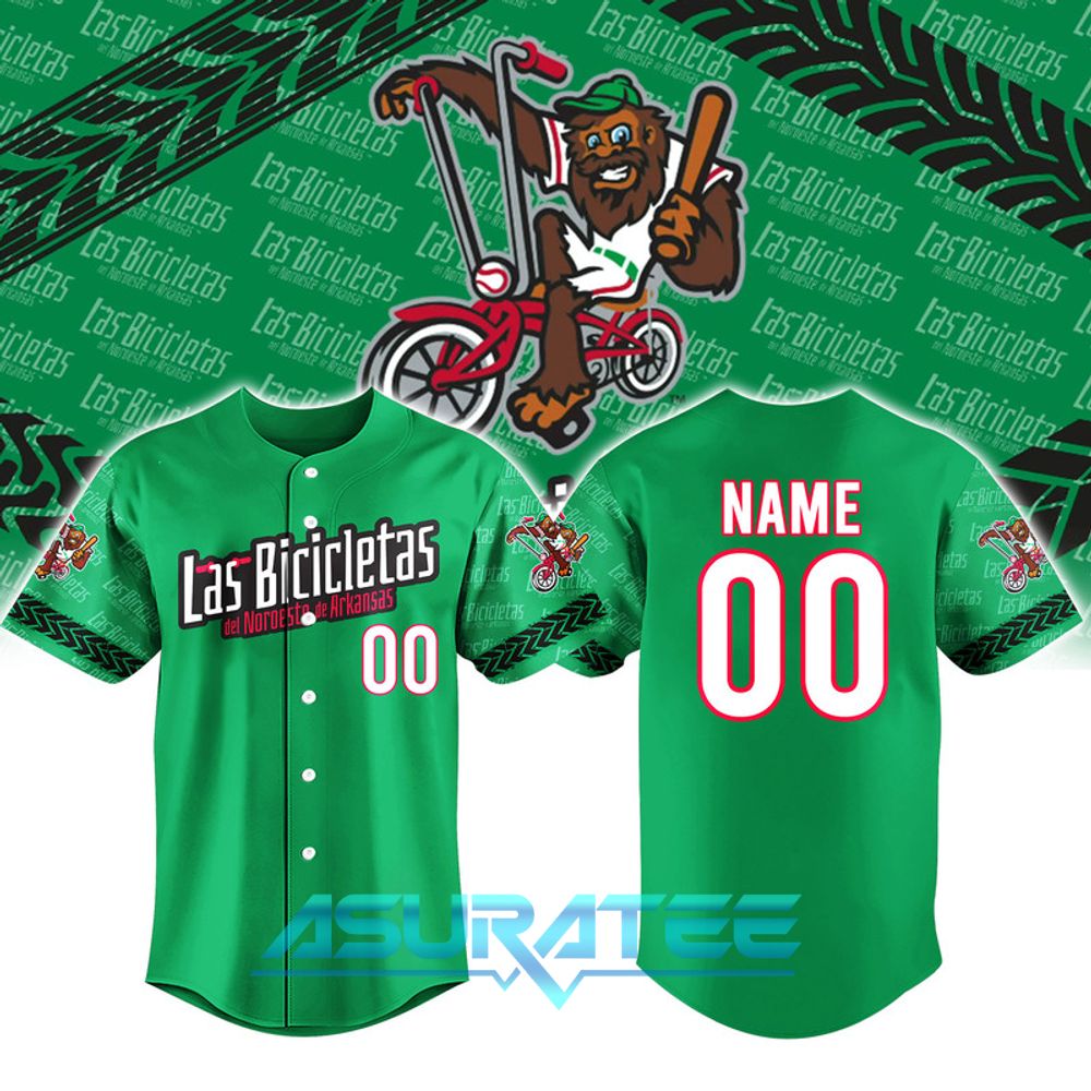 Las Bicicletas Del Northwest Arkansas Naturals 2026 Baseball Jersey