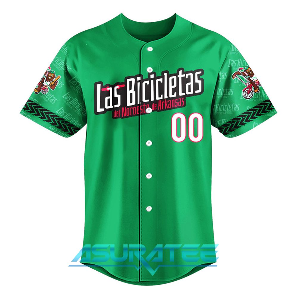 Las Bicicletas Del Northwest Arkansas Naturals 2026 Baseball Jersey