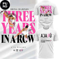 Las Vegas Aces 2026 Three Years In A Row T-Shirt
