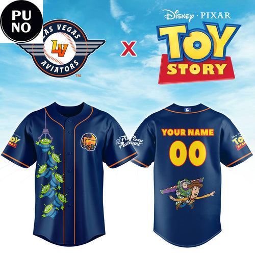 Las Vegas Aviators x Toy Story Night 2026 Personalized Baseball Jersey