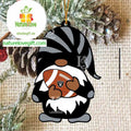 Las Vegas Raiders Gnomes NFL Acrylic Christmas Tree Decoration Ornament