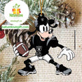 Las Vegas Raiders Goofy NFL Acrylic Christmas Tree Decoration Ornament