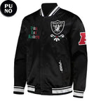 Las Vegas Raiders Viva Los Raiders 2026 Día de los Muertos Sugar Skull Baseball Jacket
