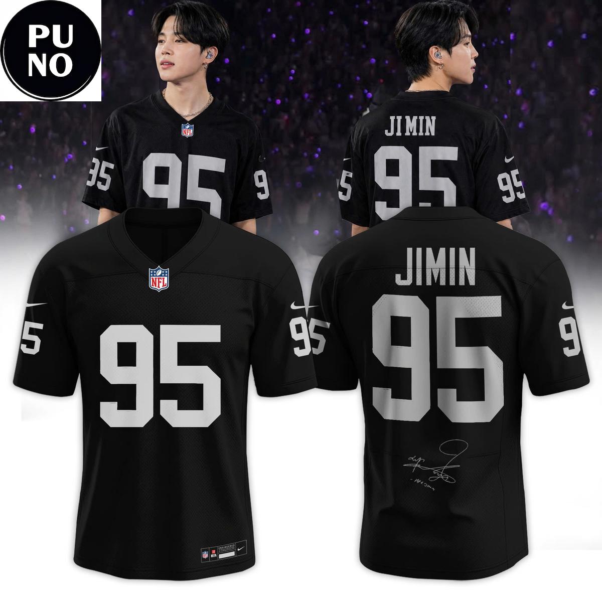 Las Vegas Raiders x BTS Signature 2026 Personalized Football Jersey